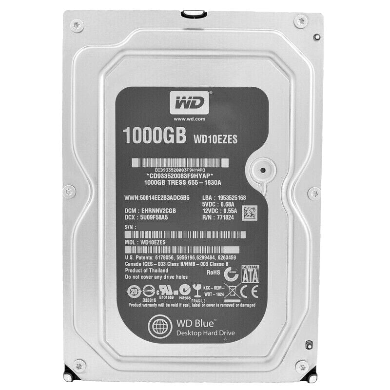 Disco Duro SATA 3.5" Western Digital de 1TB 7200RPM para Servidor