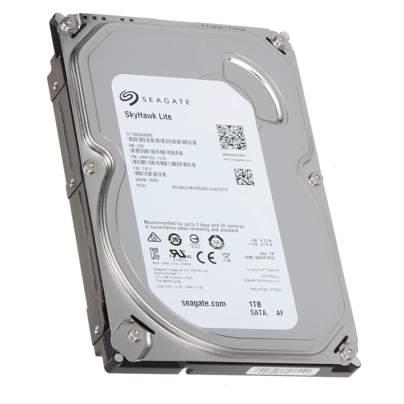 Disco Duro Interno Seagate SkyHawk DAHUA 1TB 3.5" SATA III para Servidores y PC