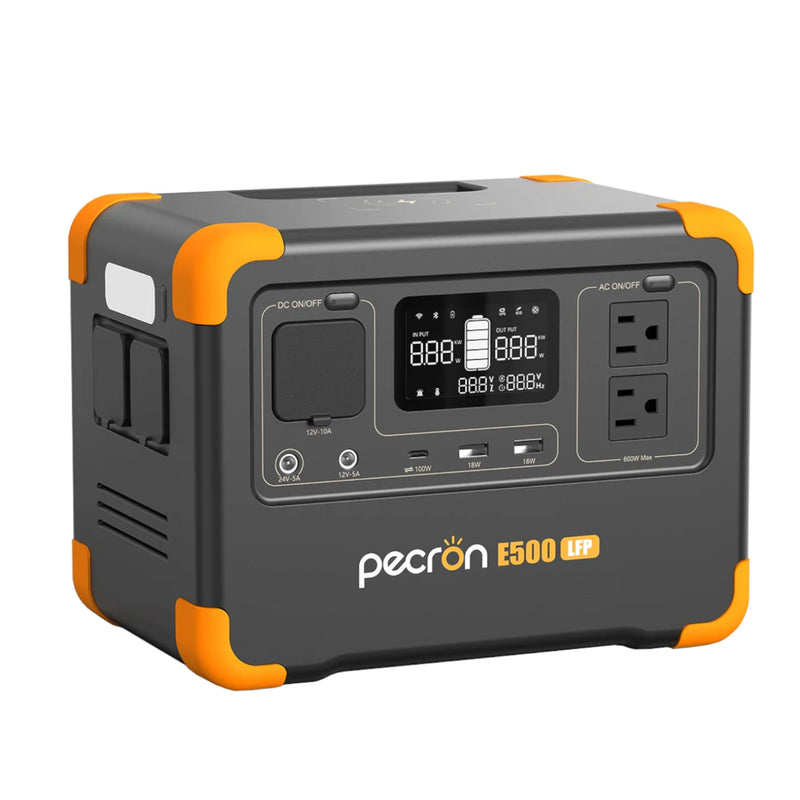 Estacion de poder portatil 600W AC 576WH (19.2V30Ah) E500LFP