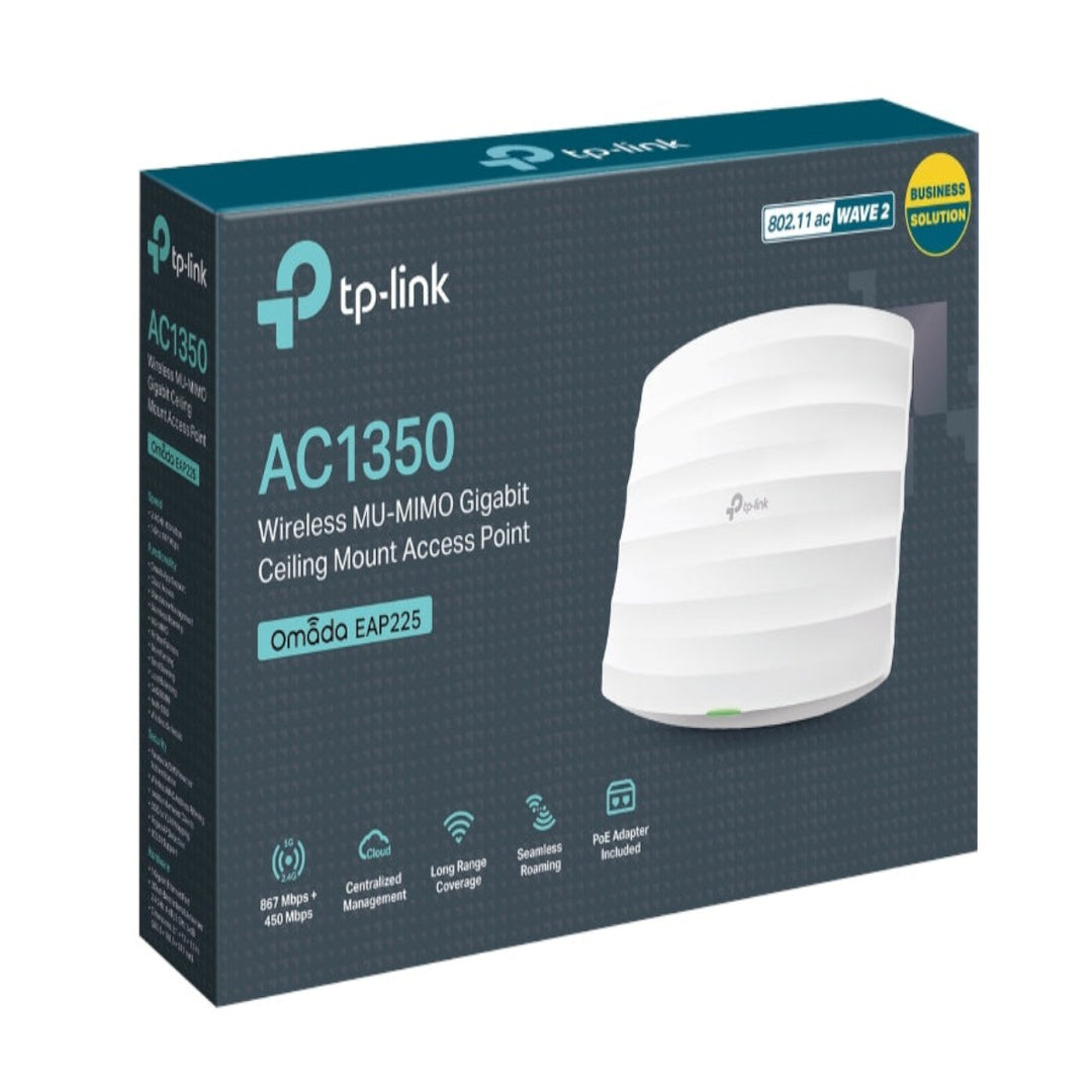 Punto de Acceso Inalámbrico AC1350 MU-MIMO Gigabit EAP225