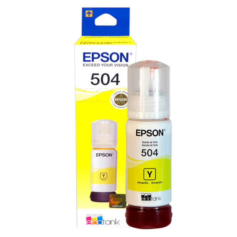 Tinta Amarillo Para Impresora Epson 504 70Ml Eps-T504420-Al