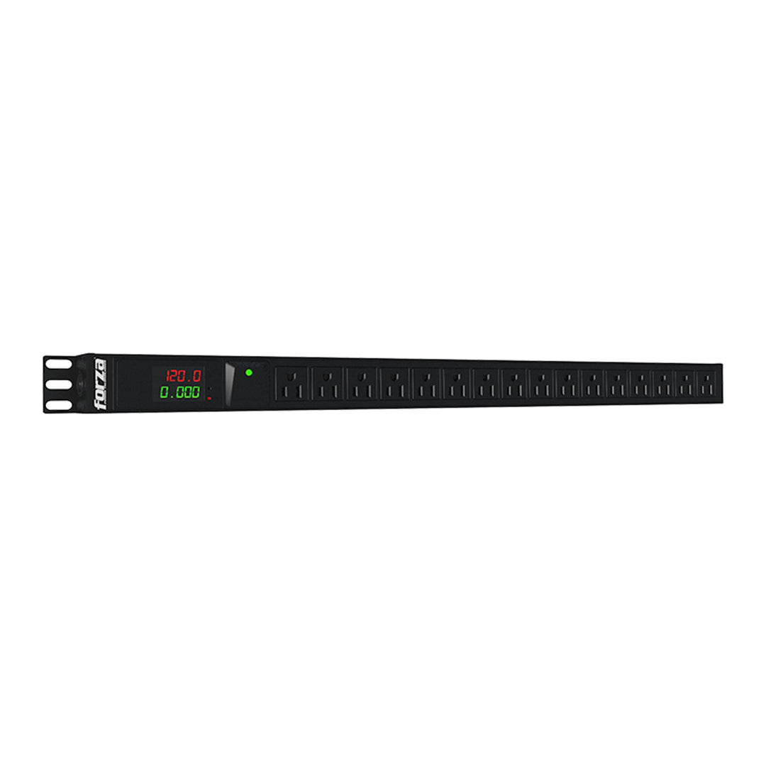 Regleta PDU Forza Inteligente con Pantalla LCD 1800W y 16 Tomas NEMA 5 110V