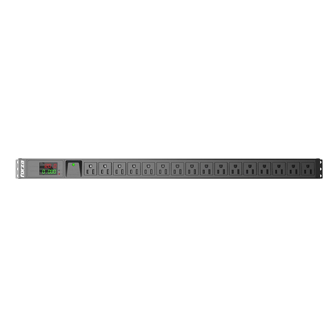 Regleta PDU Forza Inteligente con Pantalla LCD 1800W y 16 Tomas NEMA 5 110V