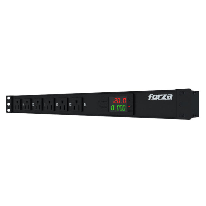 Regleta PDU Forza Inteligente con Pantalla LCD 1800W 110V y 14 Tomas NEMA 5