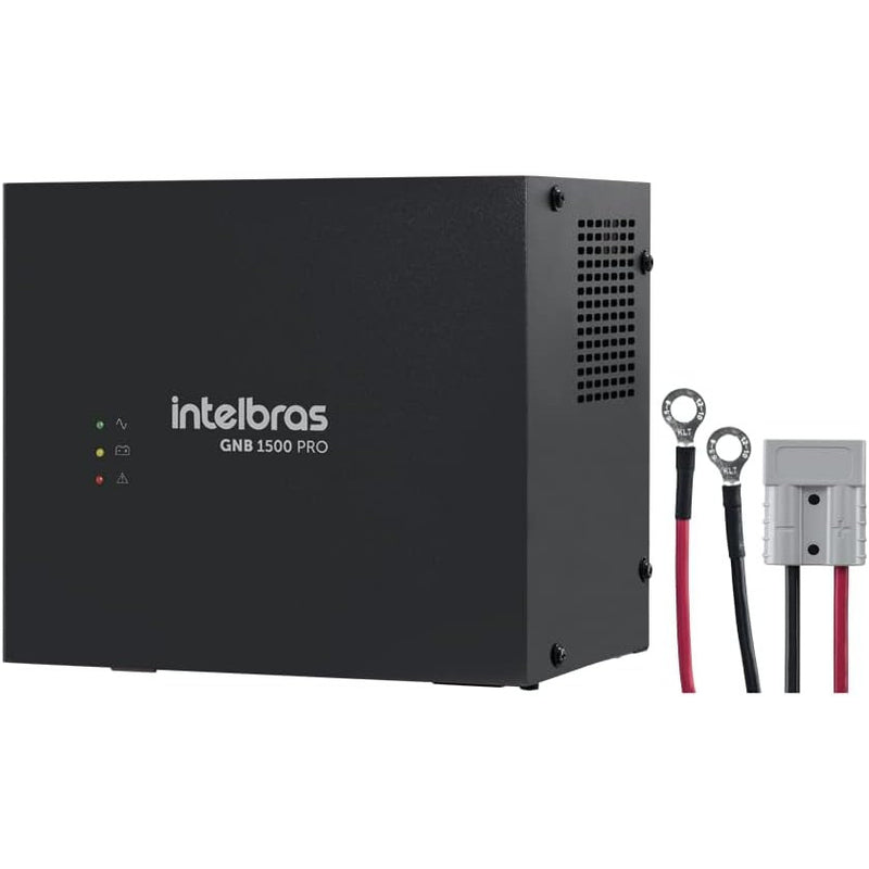 UPS Para Motor de Porton Intelbras 120/220VAC Hasta 3/4 HP de Potencia con Entrada de Batería Externa 24VDC Enchufe tipo N Onda Senoidal Pural