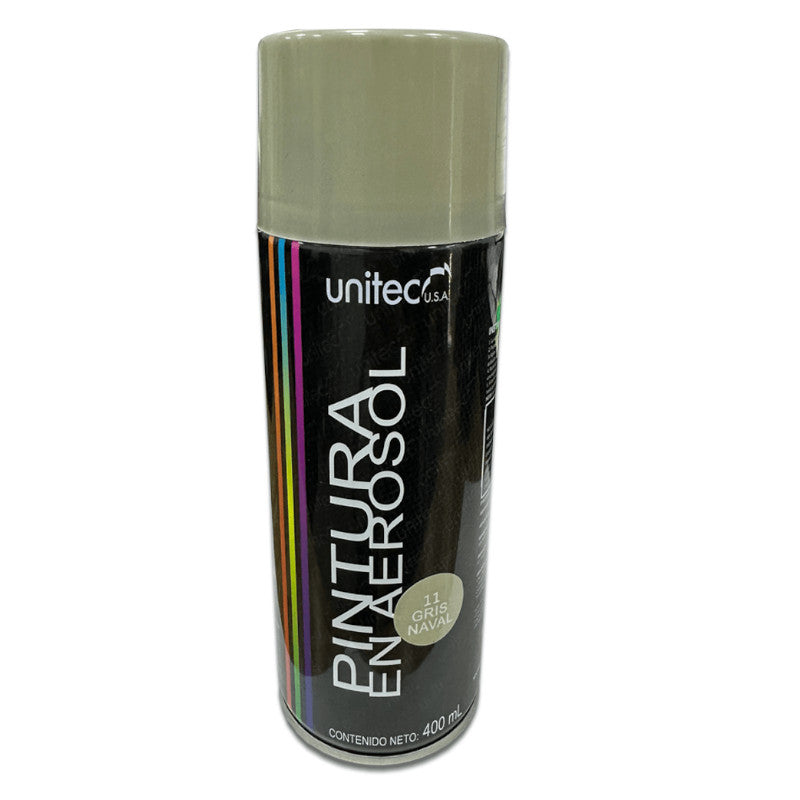 Pintura En Spray - Aerosol UNITEC 400G Gris Naval  