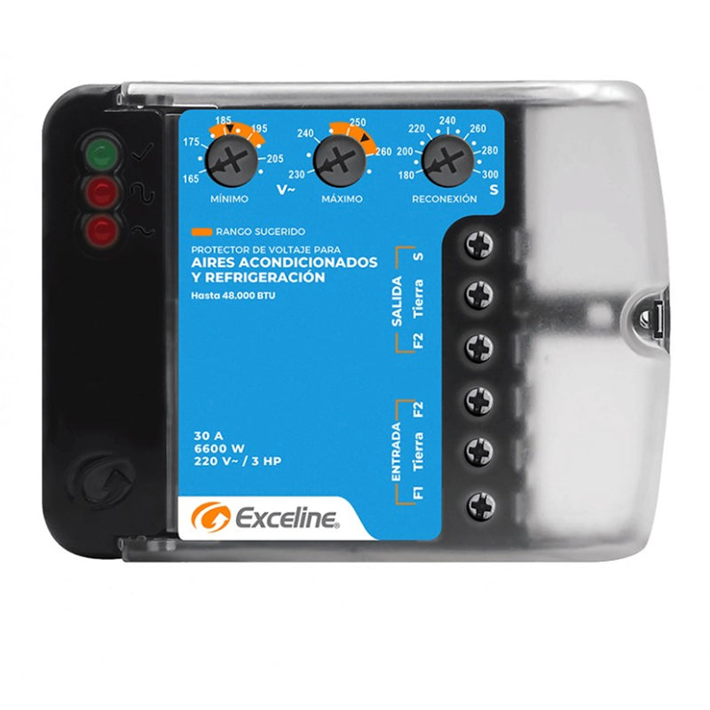 Protector de Voltaje para Aire Acondicionado y Refrigeración 220 VAC
