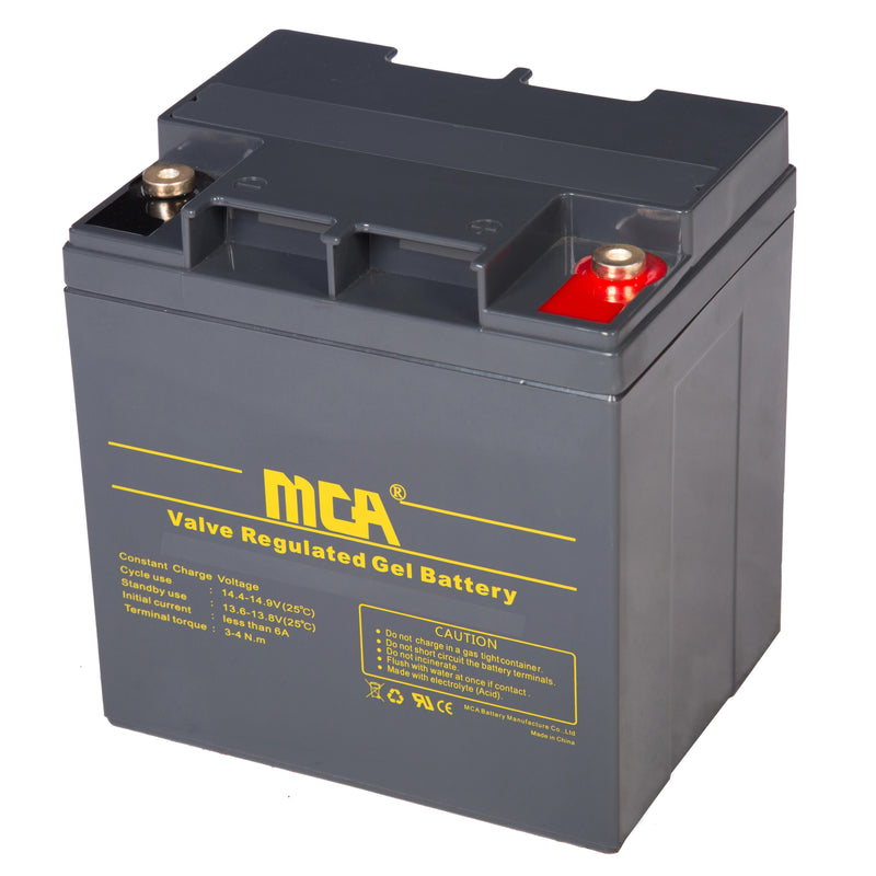 Bateria MCA 12V 55AH Gel Ciclo Profundo