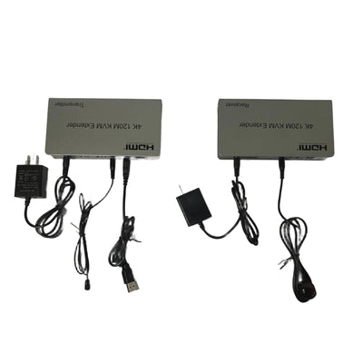 Extensor KVM HDMI 4K USB Audio IR por Cable UTP hasta 120 Metros TX/RX