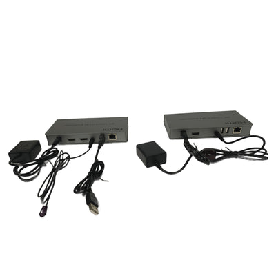 Extensor KVM HDMI 4K USB Audio IR por Cable UTP hasta 120 Metros TX/RX