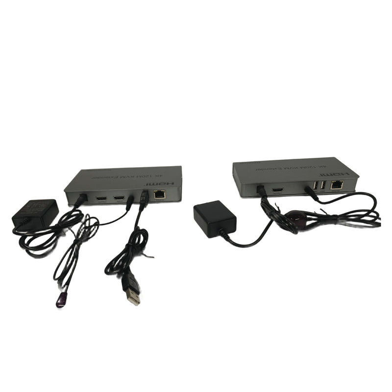 Extensor KVM HDMI 4K USB Audio IR por Cable UTP hasta 120 Metros TX/RX