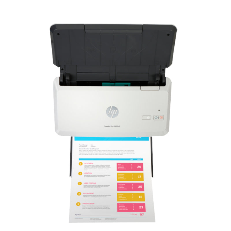 Escáner e Impresora HP Scanjet Pro 2000 S2 con Conectividad WiFi