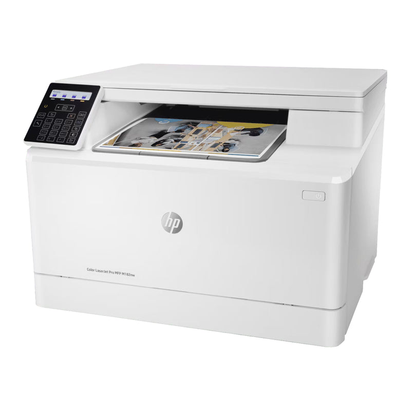 Impresora Multifuncional a Color HP LaserJet Pro MFP M182NW con Conectividad Inalámbrica