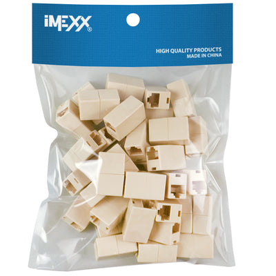 Conector Empalme Hembra-Hembra RJ45 IMEXX para Redes