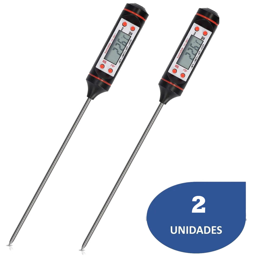 Kit de 2 Termómetros Digitales para Cocina