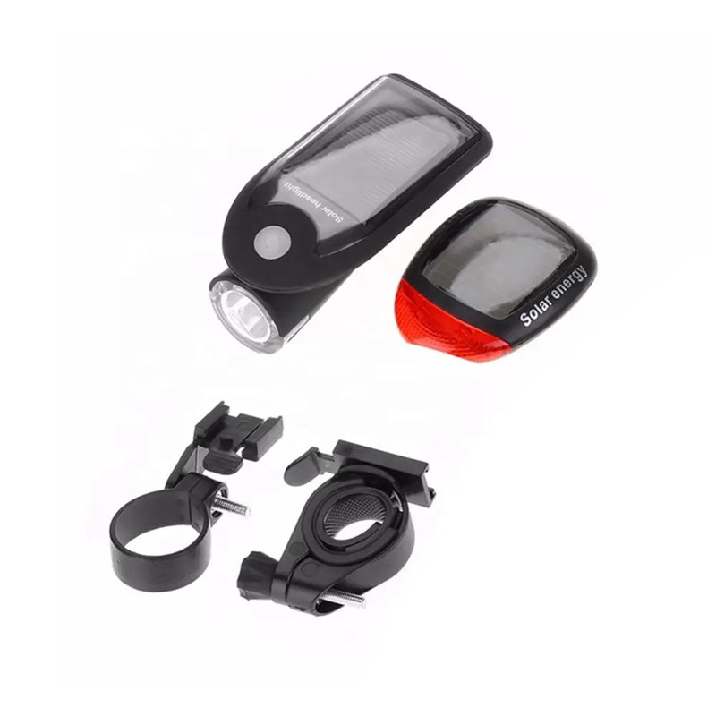 Luces LED Recargables Solares y USB FY-307 para Bicicletas