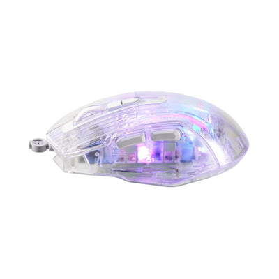 Mouse Marvo M413 MISTIC 40 Transparente Rgb 6 Botones