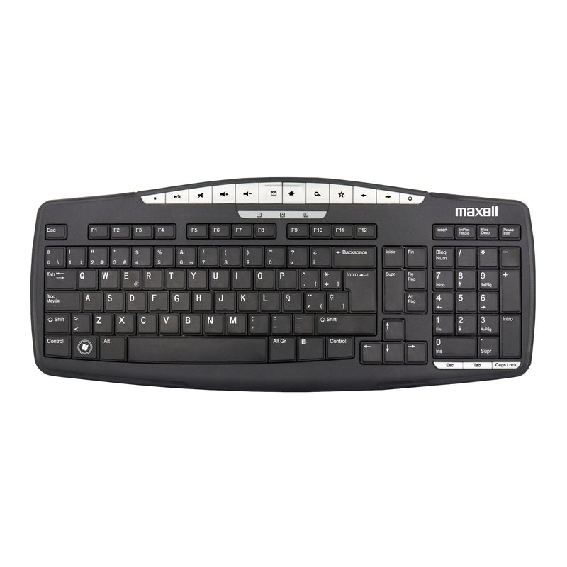 Teclado Multifuncional MAXELL Smart Kb-100 USB Color Negro