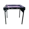 Mesa Elegante de Dominación Negra con Superficie de Formica Metalnet