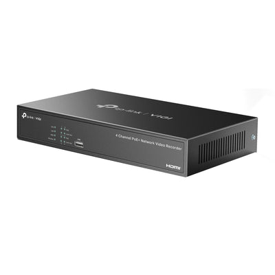 NVR Tplink Vigi 4 Canales IP con PoE 4MP y Soporte ONVIF H.265