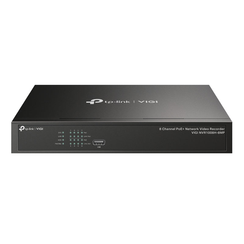 Nvr TP-LINK VIGI 8 Canales Network Poe 8MP Onvif HD H.265