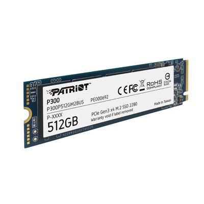 Disco Duro Sólido M.2 512GB Patriot P300 Gen 3x4