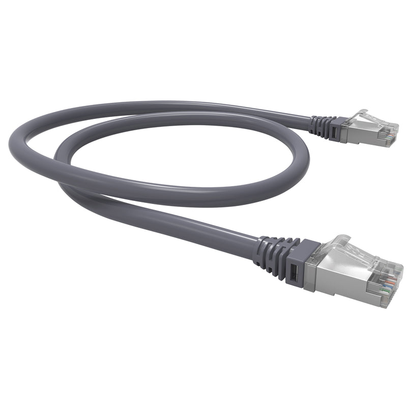Patch Cord UTP Categoria 6 Qnet 90 metros Gris CAT6