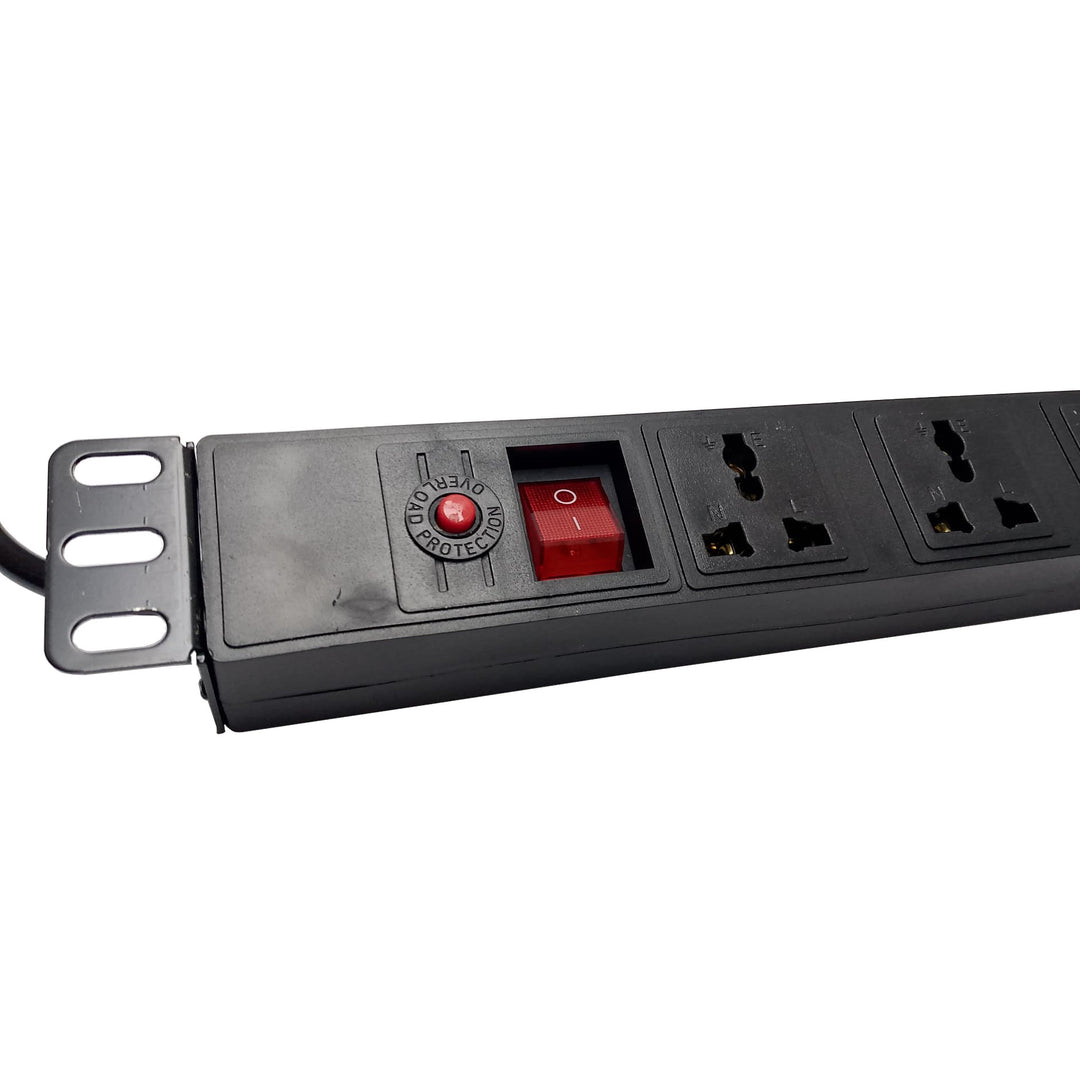 Regleta PDU Rackeable con 6 Tomas Universales - 10 A, 120V/250V