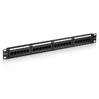 Patch Panel 24 Puertos ONLINK 19" 1U Categoria 6 Para Rack
