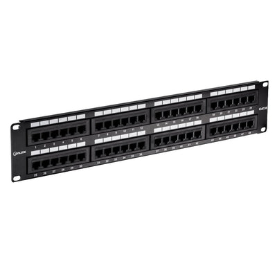 Patch Panel 48 Puertos ONLINK 19" 1U Categoria 6 Para Rack
