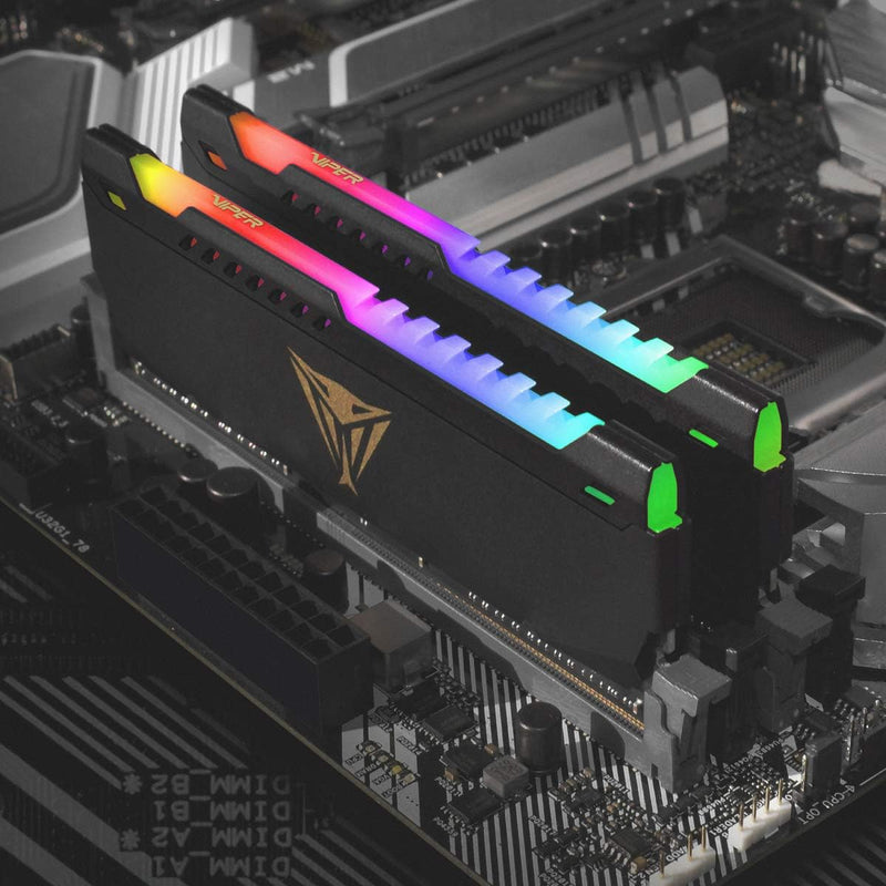 Memoria RAM DDR4 16GB 3200MHz RGB Viper de Patriot - Rendimiento Superior para Gamers