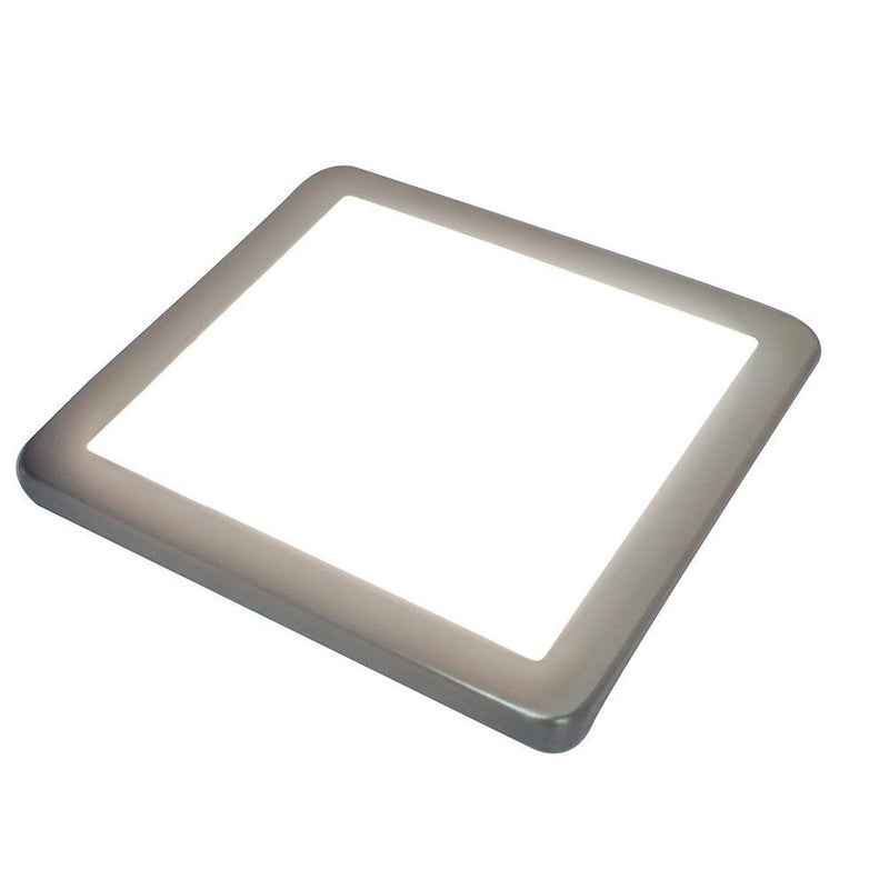 Panel LED Empotrable Redondo Satinado 18W 6400K Luz Blanca