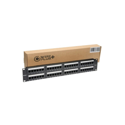 Patch Panel De Red 48 Puertos CAT6 WIREPLUS