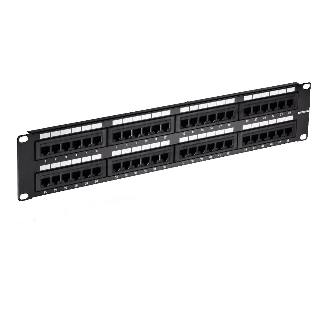 Panel de Parche Cat5E 48 Conectores