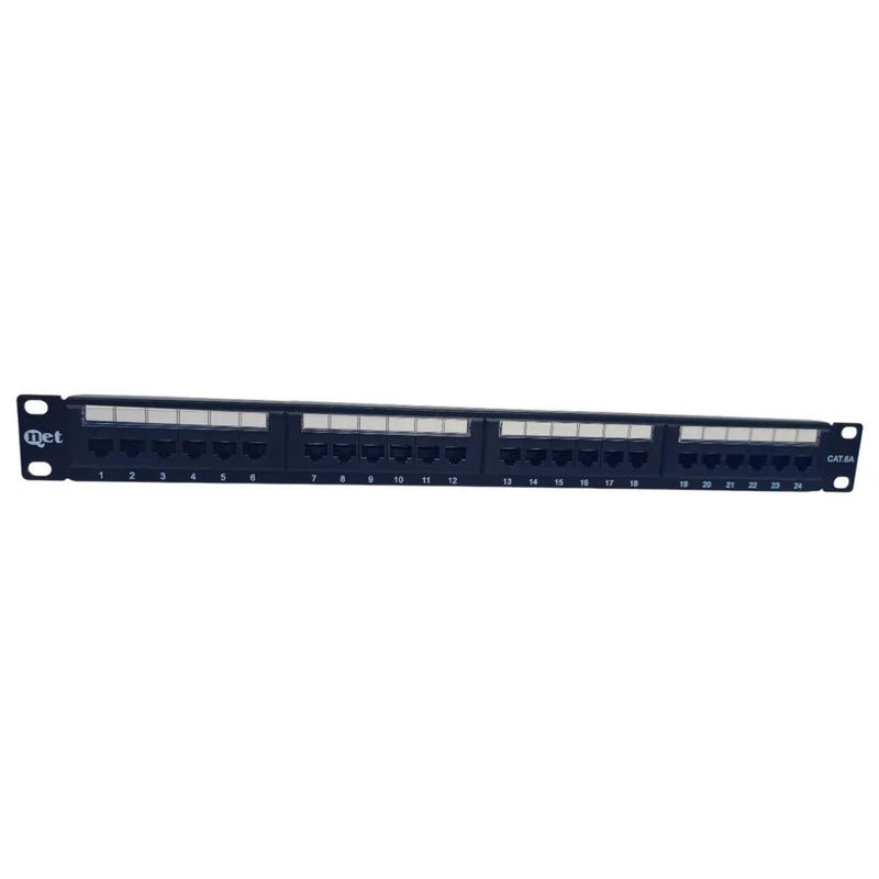 Patch Panel Cat 6A 24 Puertos Preconfigurado Qnet