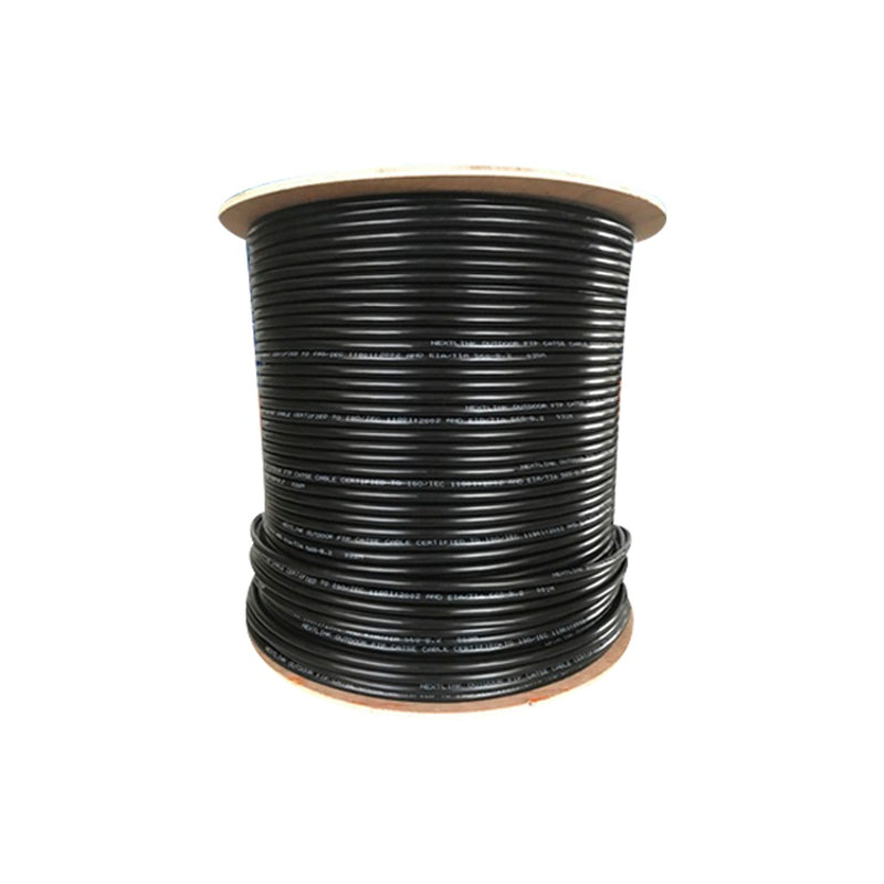 Cable UTP QNET Cat6 Outdoor 100% Cobre 23 AWG 305mts Negro