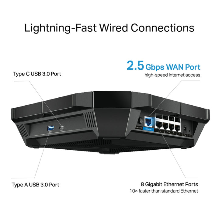 Router TP-Link AX6000 WiFi 6 Doble Banda Gigabit