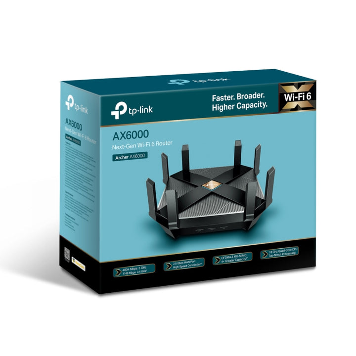 Router TP-Link AX6000 WiFi 6 Doble Banda Gigabit