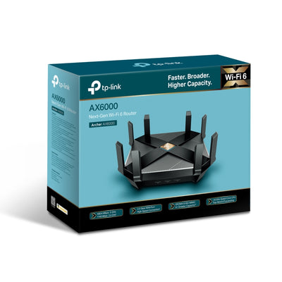 Router Tp-link Gigabit Doble Banda Wifi 6 Archer Ax6000