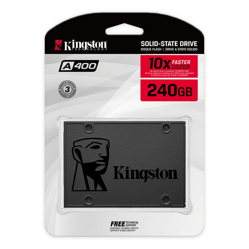 Disco Duro Kingston SSD 480GB A400 SATA III 2.5