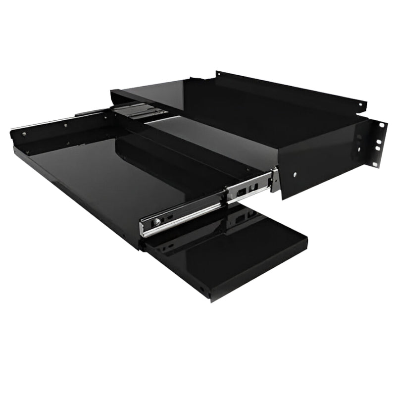 Bandeja Deslizante QNET para Monitor, Teclado y Mouse 19x20&