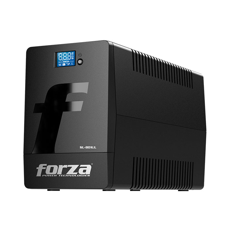 UPS Forza Interactivo 800VA 480W 120V con 6 Tomas USB y Pantalla LCD