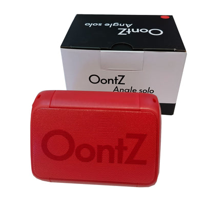 Corneta Oontz Solo 5 vatios Bluetooth Portatil Rojo