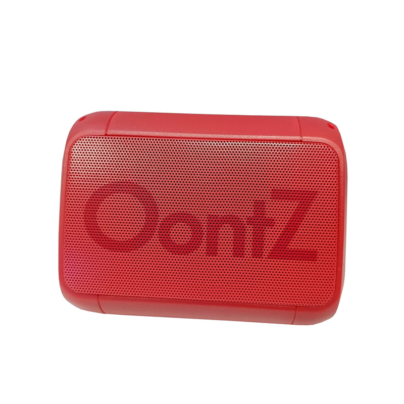 Corneta Oontz Solo 5 vatios Bluetooth Portatil Rojo