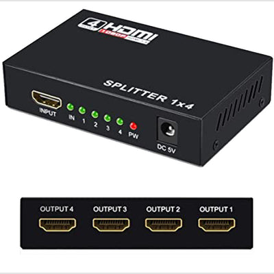Divisor HDMI 1 entrada a 4 salidas 4K