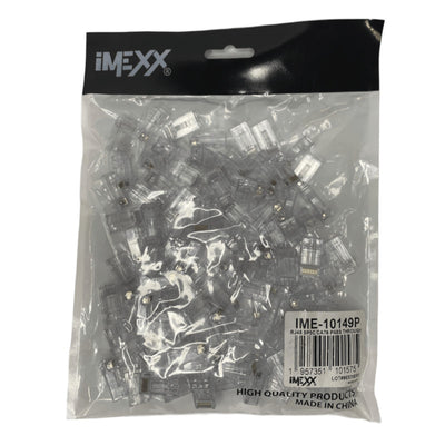 Conector Rj45 IMEXX Cat6 Passthrough Pasante (100 Unidades)