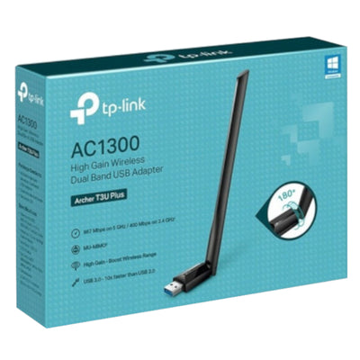 Adaptador USB Inalámbrico Banda Dual TP-Link T3U Plus Ac1300
