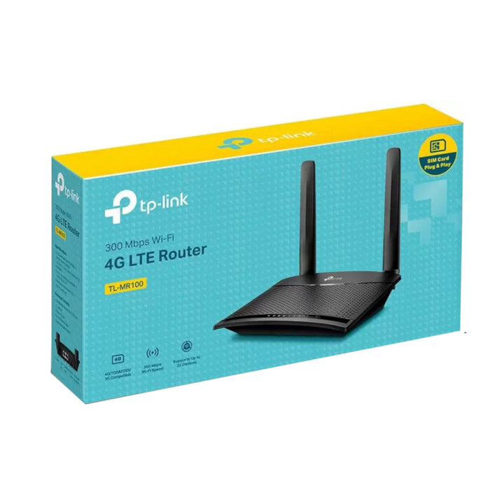 Router 4G LTE TP-Link TL-MR100 - Internet WiFi Rápido y Eficiente hasta 300 Mbps