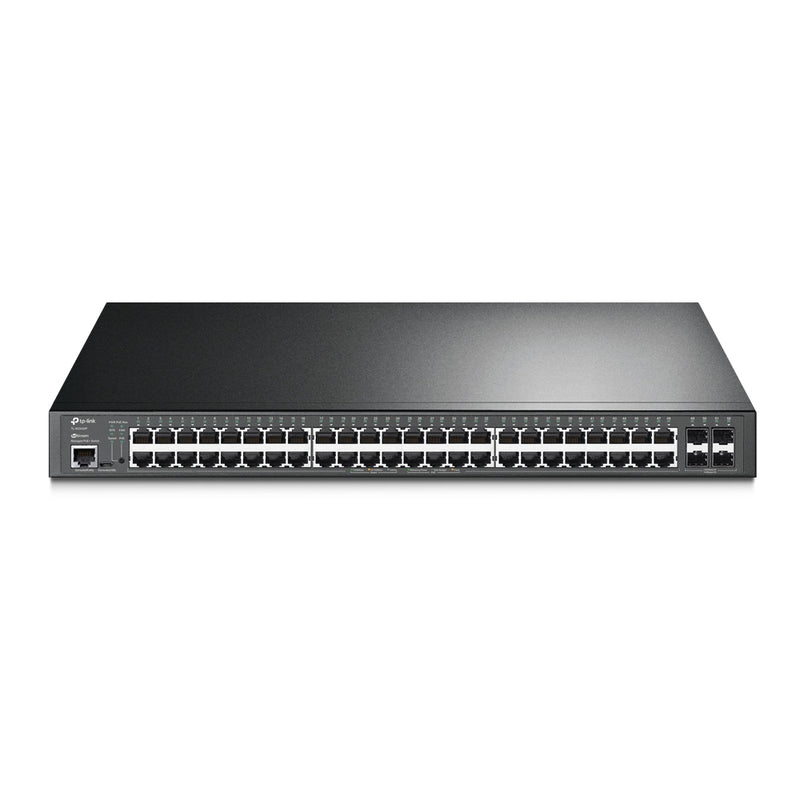 Switch JetStream TP-LINK 52 Puertos Gigabit L2+ Administrable 48 Puertos POE+