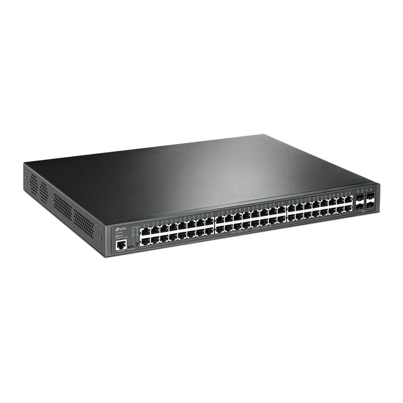 Switch JetStream TP-LINK 52 Puertos Gigabit L2+ Administrable 48 Puertos POE+